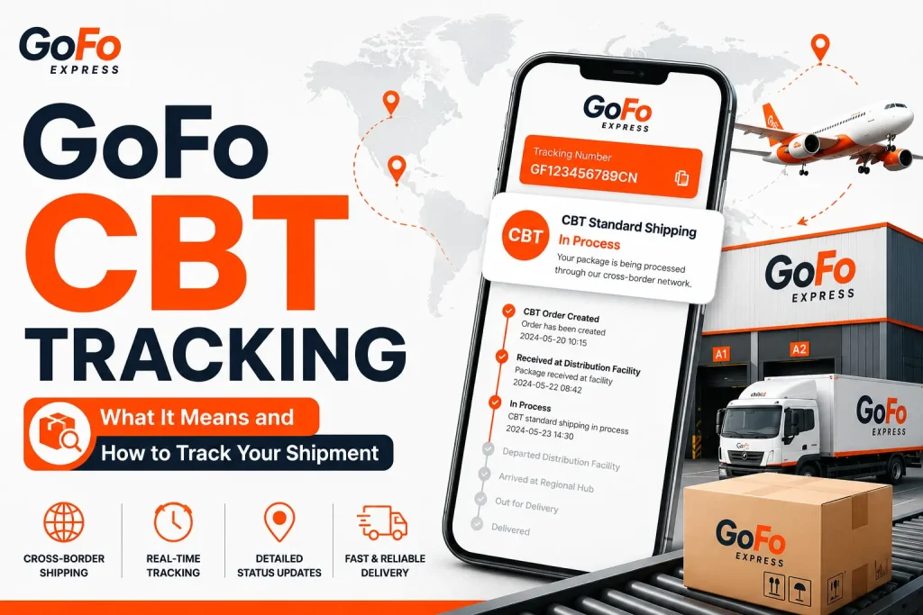 GoFo CBT Tracking: What It Means and How to Track Your Shipment 1 GoFo CBT Tracking guide showing cross-border shipment tracking, delivery status updates, and package tracking process